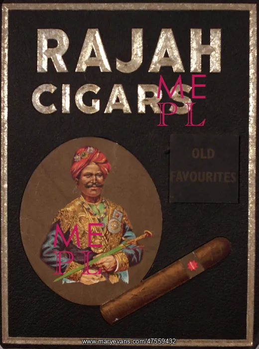 : Poster advertising Rajah Cigars : Poster advertising Rajah Cigars