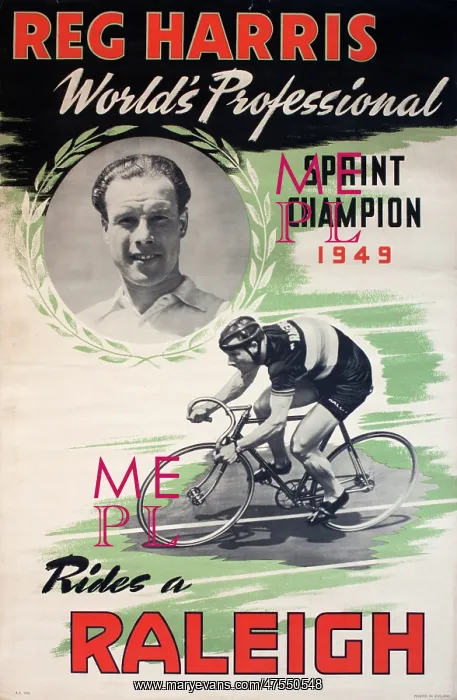 : Poster advertising the Raleigh bicycle : Poster advertising the Raleigh bicycle