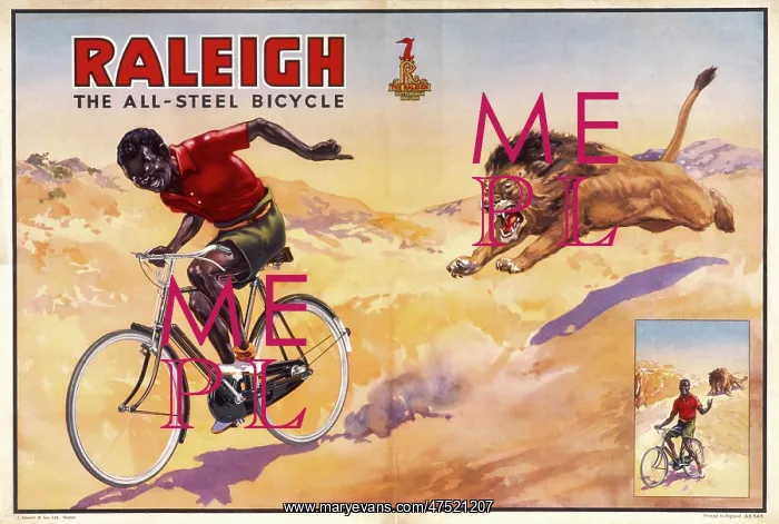 : Poster advertising Raleigh bicycles : Poster advertising Raleigh bicycles