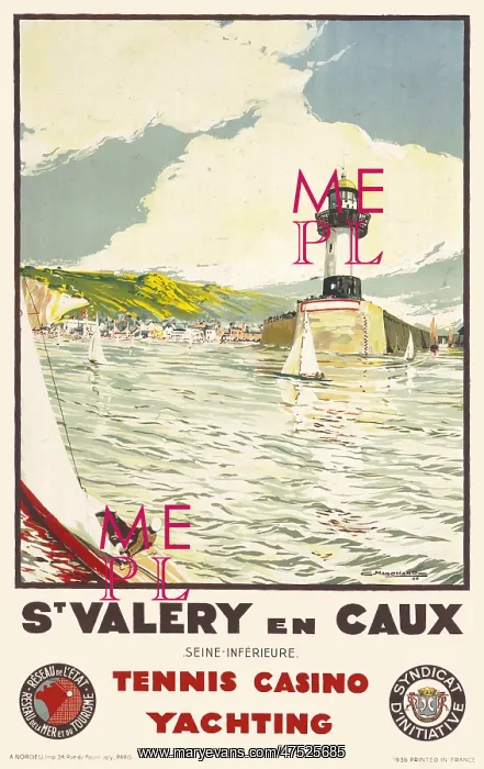 : Poster advertising St Valery en Caux : Poster advertising St Valery en Caux