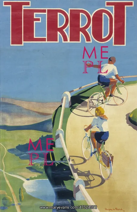 : Poster advertising Terrot bicycles : Poster advertising Terrot bicycles