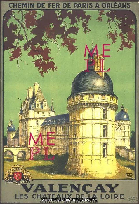 : Poster advertising Valencay : Poster advertising Valencay