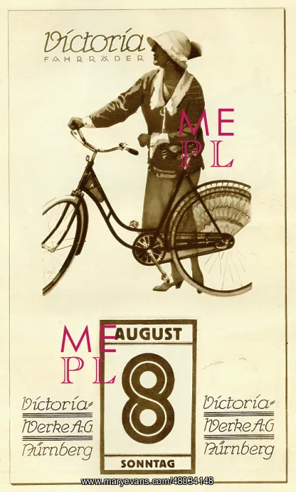  : A poster advertising Victoria bicycles
