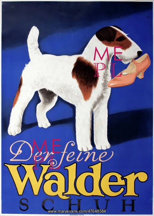 : Poster advertising Walder shoes : Poster advertising Walder shoes