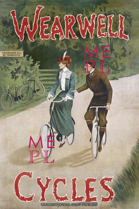  : Poster advertising Wearwell cycles