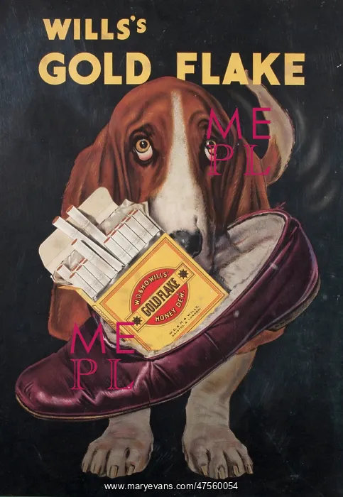 : Poster advertising Wills's Gold Flake : Poster advertising Wills's Gold Flake