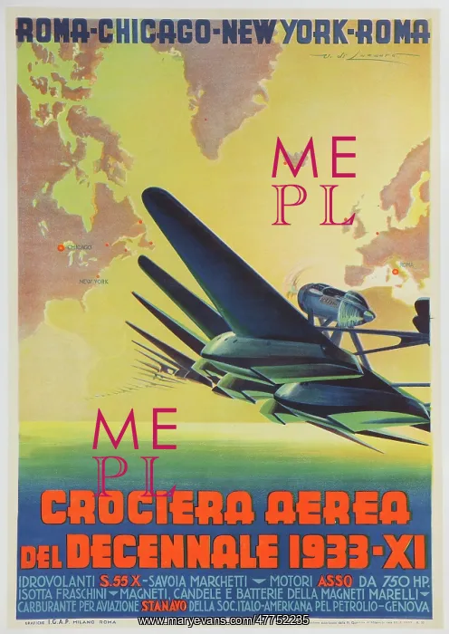  : Poster, Air Cruise XI, 1933