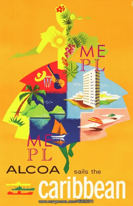  : Poster, Alcoa cruises to the Caribbean