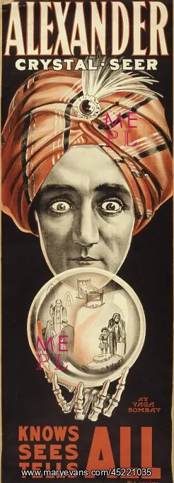 : Poster for Alexander's magic act of mentalism ? : Poster for Alexander's magic act of mentalism ?