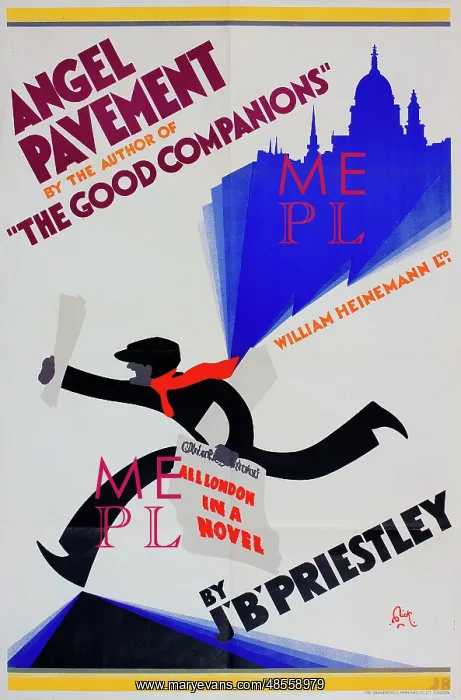 : Poster, Angel Pavement, by J B Priestley : Poster, Angel Pavement, by J B Priestley