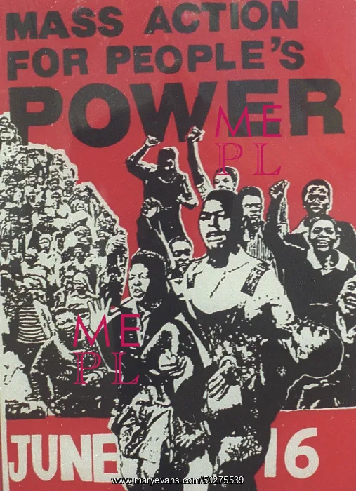 : Poster- anti apartheid, struggle days, Soweto Uprising : Poster- anti apartheid, struggle days, Soweto Uprising