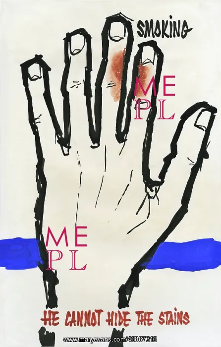 : Poster, anti-smoking campaign : Poster, anti-smoking campaign