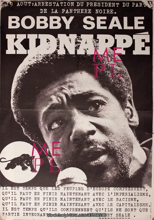 : Poster on the arrest of Bobby Seale : Poster on the arrest of Bobby Seale