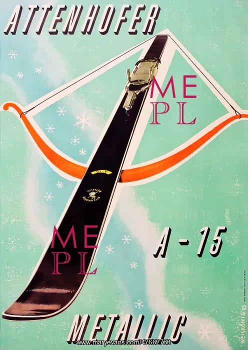 : Poster, Attenhofer Metallic A-15 crossbow : Poster, Attenhofer Metallic A-15 crossbow