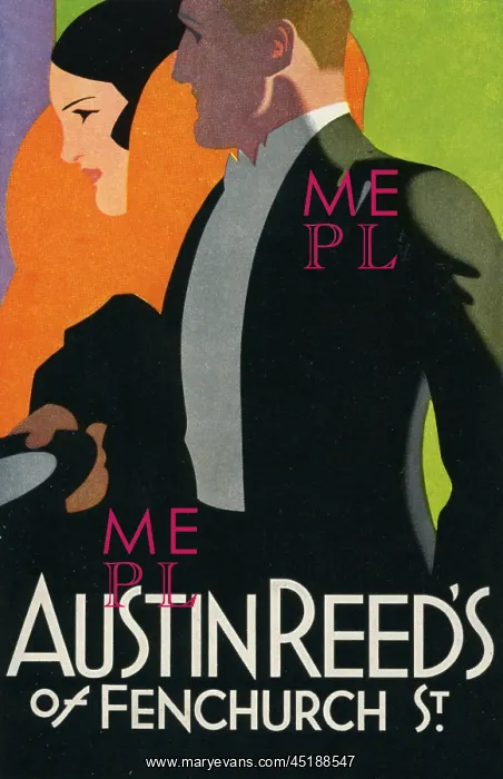 : Poster for Austin Reed by Tom Purvis : Poster for Austin Reed by Tom Purvis