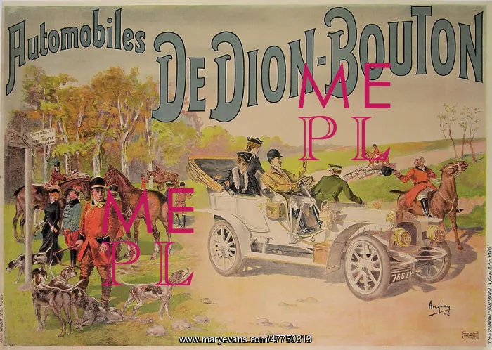  : Poster, Automobiles De Dion Bouton