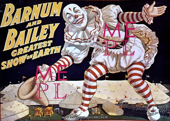  : Poster, Barnum and Bailey, Greatest Show on Earth