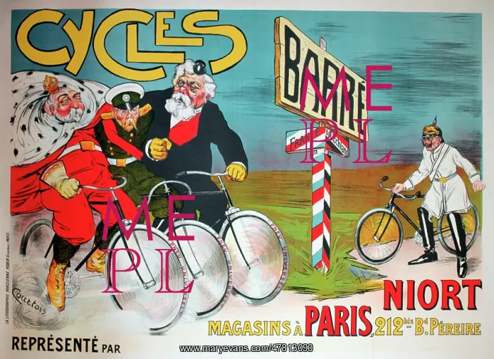 : Poster, Barre Bicycles, Paris : Poster, Barre Bicycles, Paris