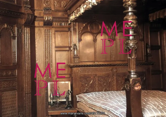 : FOUR POSTER BED 1930S : FOUR POSTER BED 1930S