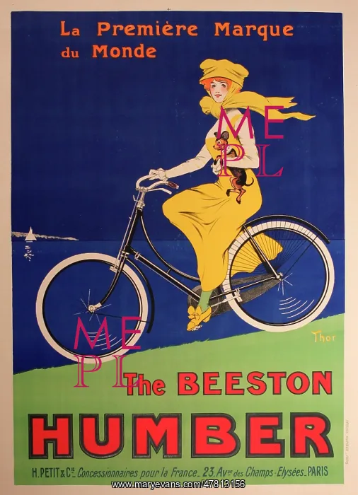 : Poster, Beeston Humber bicycle : Poster, Beeston Humber bicycle