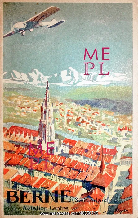  : Poster, Berne Aviation Centre, Switzerland