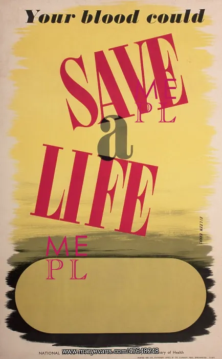 : Poster, Your blood could Save a Life : Poster, Your blood could Save a Life