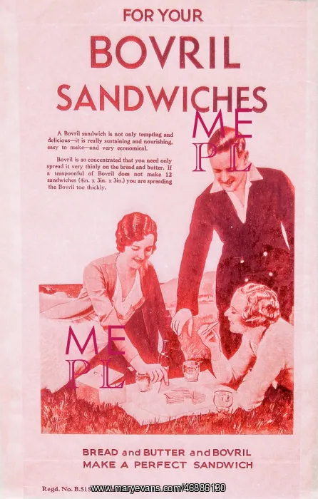 : Poster Bovril Sandwiches