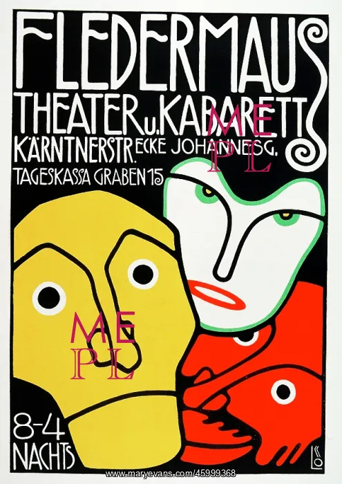 : Poster of the cabaret : Poster of the cabaret