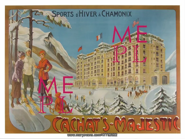 : Poster, Cachat's Majestic Hotel : Poster, Cachat's Majestic Hotel