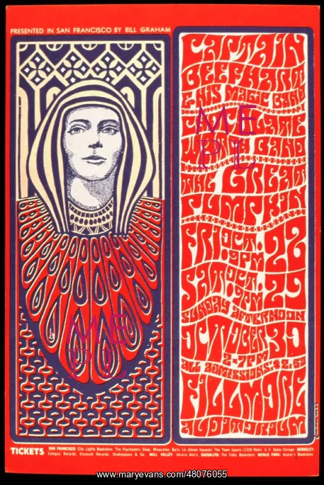 : Poster, Captain Beefheart and His Magic Band : Poster, Captain Beefheart and His Magic Band