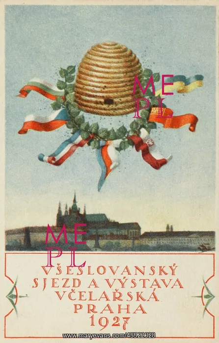 : Poster card for a Beekeepers Conference - Prague : Poster card for a Beekeepers Conference - Prague