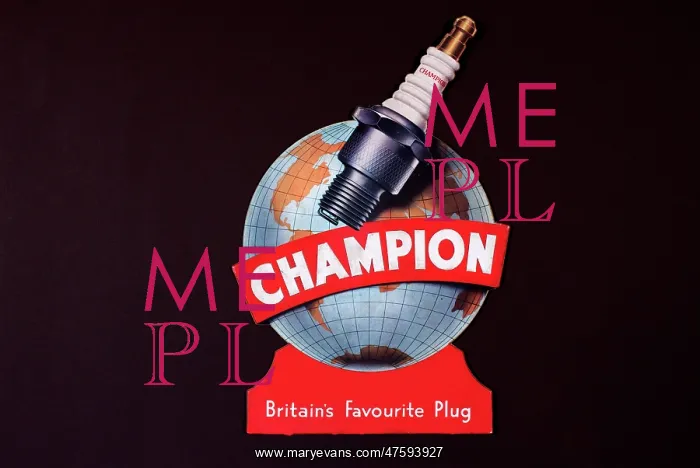  : Poster, Champion plug