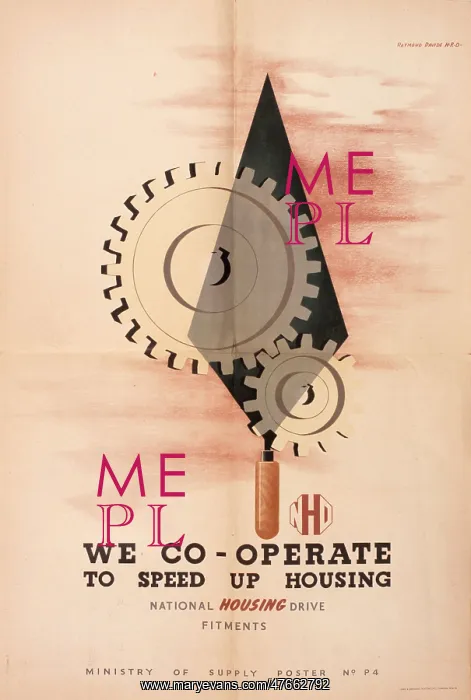 : Poster, We co-operate to speed up housing : Poster, We co-operate to speed up housing