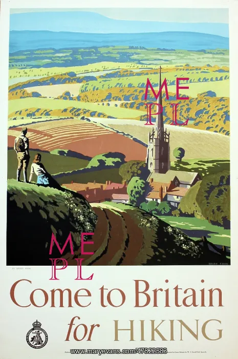 : Poster, Come to Britain for Hiking : Poster, Come to Britain for Hiking