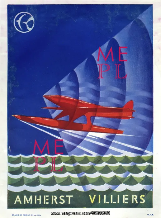 : Poster design, Amherst Villiers : Poster design, Amherst Villiers