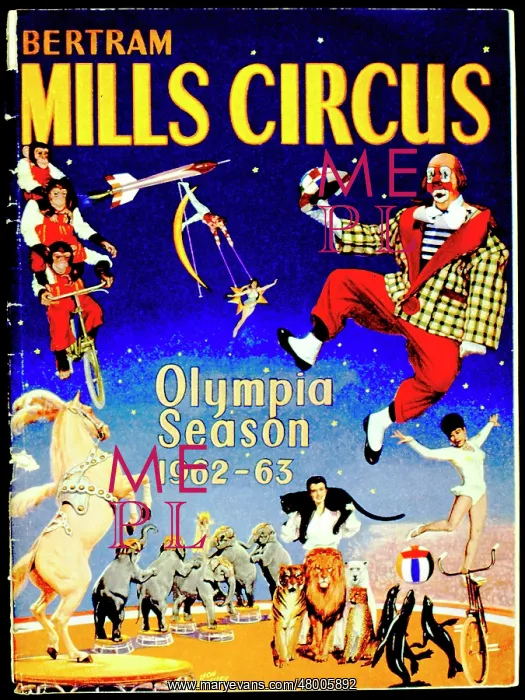 : Poster design for Bertram Mills Circus : Poster design for Bertram Mills Circus
