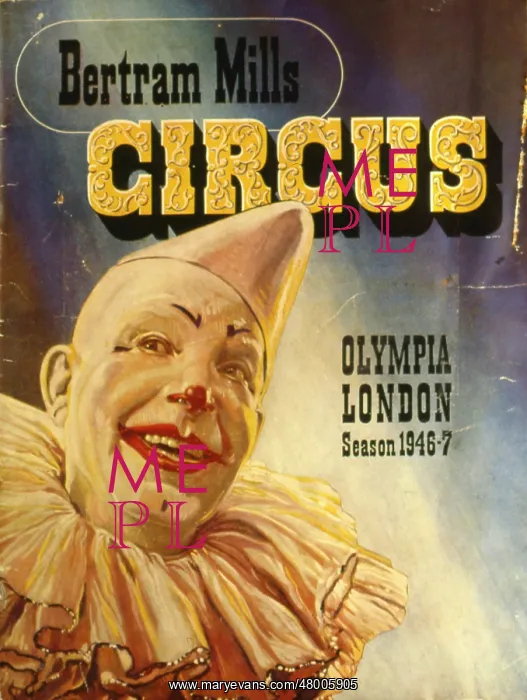 : Poster design for Bertram Mills Circus : Poster design for Bertram Mills Circus