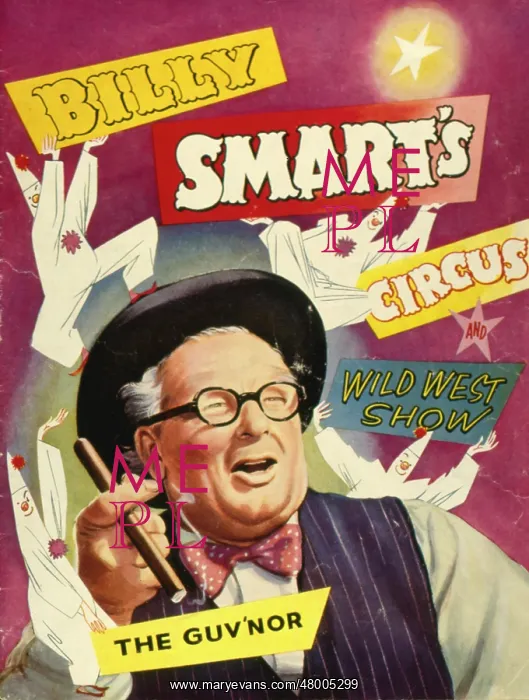 : Poster design for Billy Smart's Circus : Poster design for Billy Smart's Circus