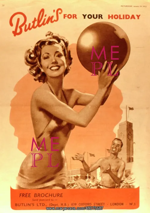: Poster design, Butlin's for your holiday : Poster design, Butlin's for your holiday