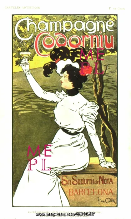: Poster design for Champagne Codorniu : Poster design for Champagne Codorniu