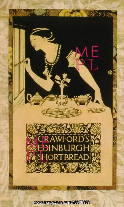 : Poster design for Crawford's Edinburgh Shortbread : Poster design for Crawford's Edinburgh Shortbread