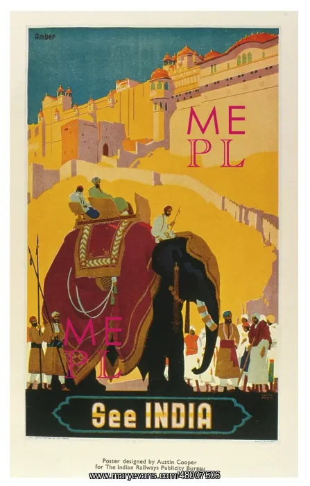 : Poster design, See India : Poster design, See India
