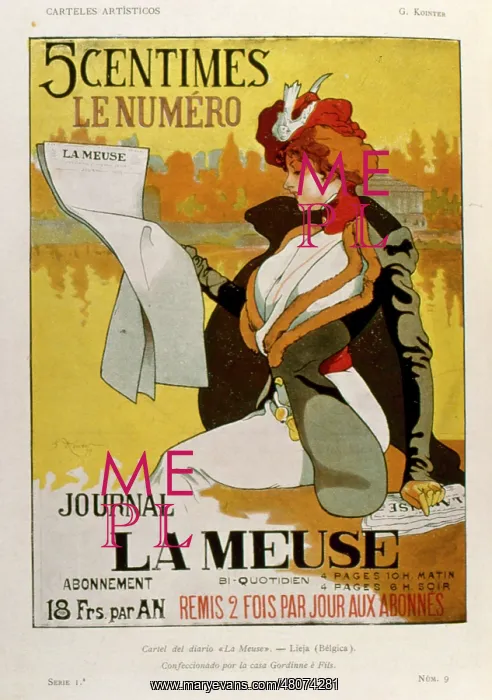 : Poster design, La Meuse : Poster design, La Meuse