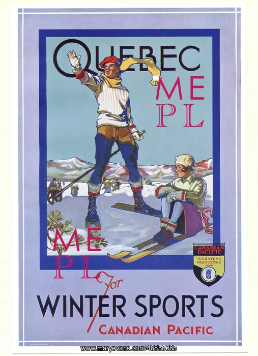 : Poster design for Quebec Winter Sports : Poster design for Quebec Winter Sports