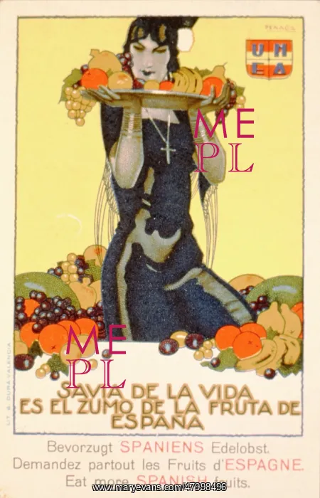  : Poster design for Spanish fruit