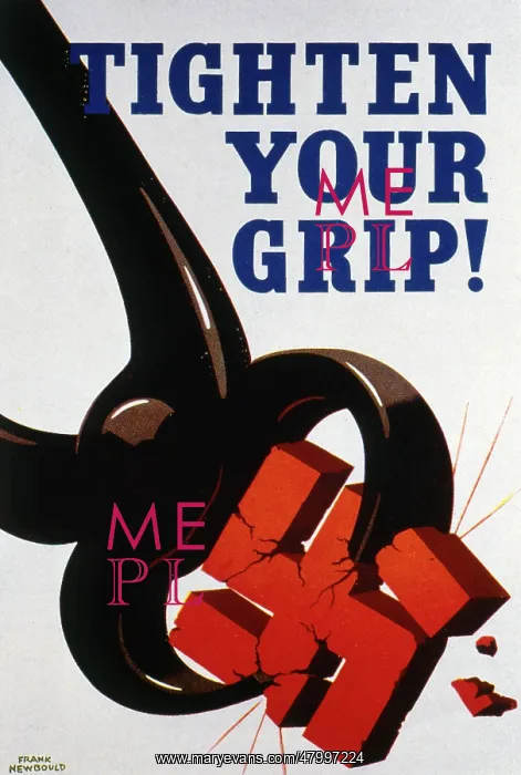 : Poster design, Tighten Your Grip! : Poster design, Tighten Your Grip!