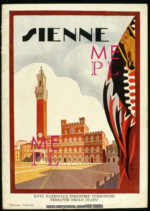: Poster design for trips to Siena, Italy : Poster design for trips to Siena, Italy