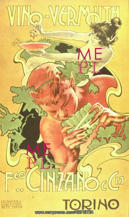  : Poster design for Vino Vermouth