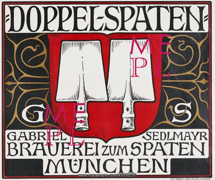  : Poster for Doppel Spaten beer