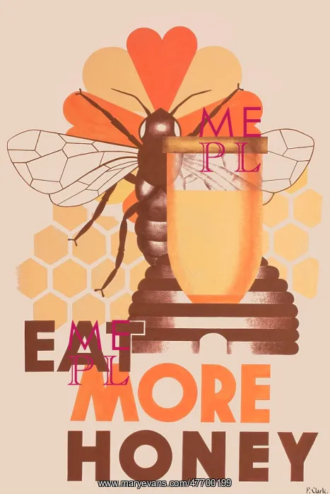 : Poster, Eat More Honey